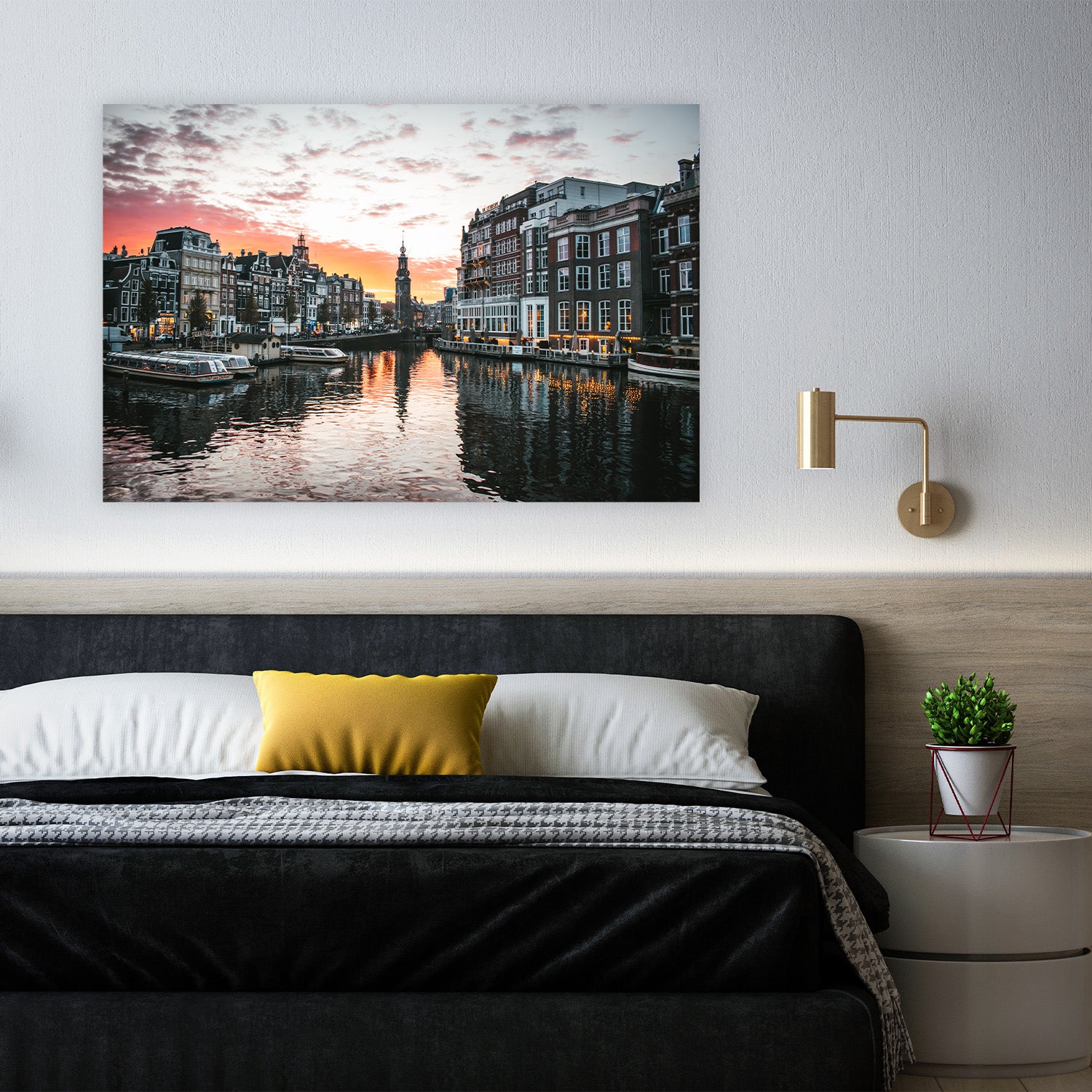 Zinderende zonsondergang