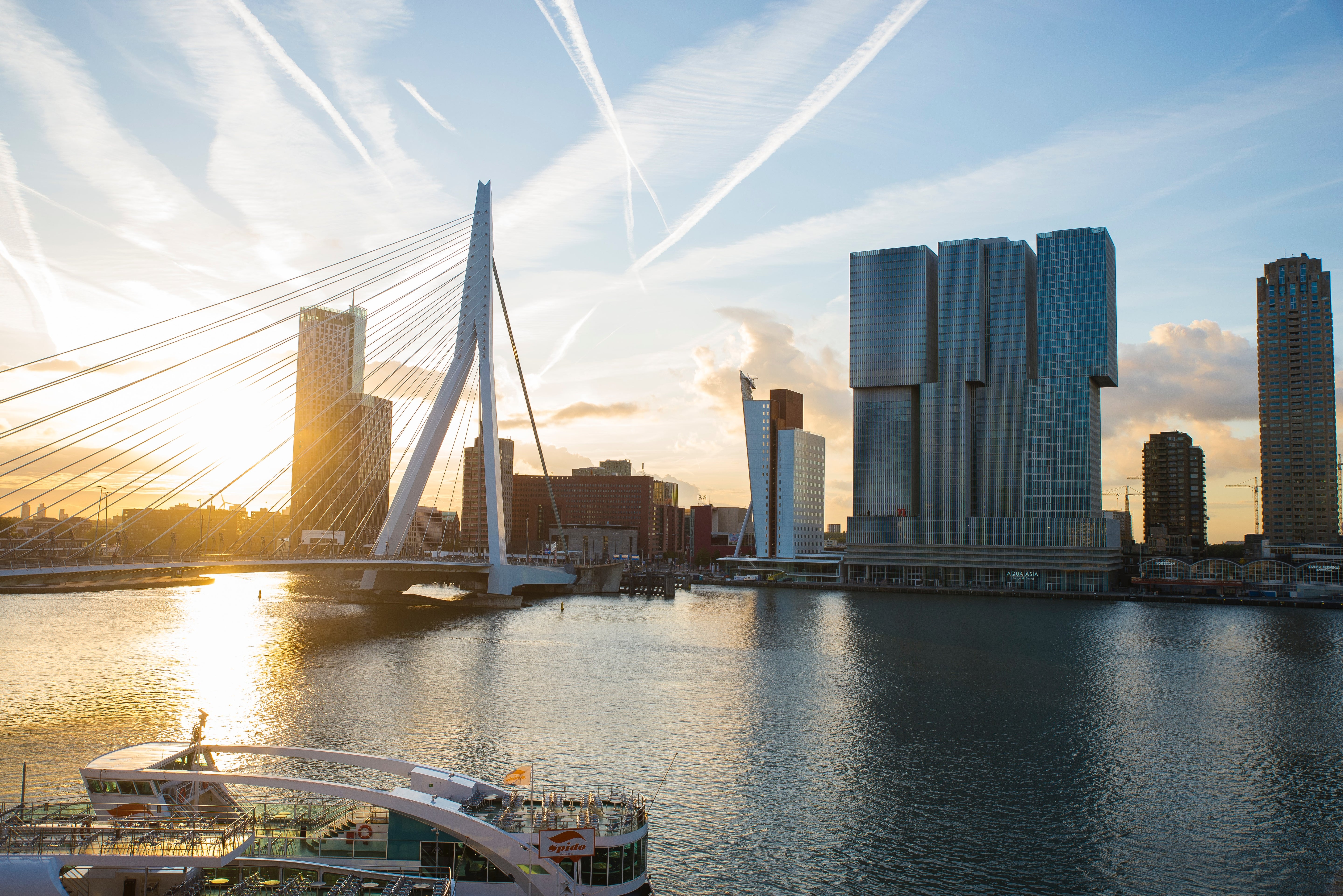 Erasmusbrug ochtend